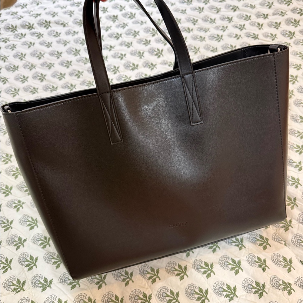 SOLD CALPAK Haven 15 Inch Work Tote Bag (Black)